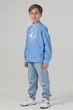 Дитяча вишиванка для хлопчика Алатир Folk Moda 134 Блакитний (6071-310011178) - зображення 4