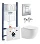 Комплект подвесного унитаза с крышкой Devit Lite Vortex Flush и инсталляции Grohe Rapid SL 4в1 (UA3873200A/3884000G/38732000/3303033) - изображение 1
