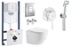 Комплект подвесного унитаза с крышкой Devit Lite Vortex Flush и инсталляции Grohe Rapid SL 4в1/ Гігієнічний душ Grohe BauClassic UA3873200A/3884000G/38732000/3303033/UA11104802) - изображение 1