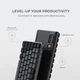 Бездротова механічна клавіатура Satechi SM1 Slim для Mac и Windows, Bluetooth, RGB - зображення 3