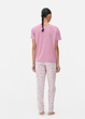 Пижамные хлопковые штаны Primark Printed Bottom Pyjama XS Низ пижамы Розовый (8934) - изображение 4