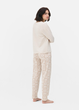 Пижамные хлопковые штаны Primark Bottom Pyjama XS Низ пижамы Бежевый (8926) - изображение 3