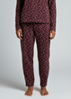 Пижамные хлопковые штаны Primark Printed Bottom Pyjama S Низ пижамы Бордовый (8939) - изображение 1
