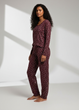 Пижамные хлопковые штаны Primark Printed Bottom Pyjama S Низ пижамы Бордовый (8939) - изображение 2
