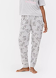 Пижамные хлопковые штаны Primark Printed Bottom Pyjama XXS Низ пижамы Серый (8948) - изображение 1