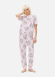 Пижамные хлопковые штаны Primark Printed Bottom Pyjama XL Низ пижамы Пудровый (8949) - изображение 2
