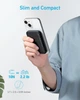 Магнітний Power Bank від ANKER A1616, ємність 5000 mAh, бездротове заряджання, захист від перегріву та перезаряджання - зображення 5