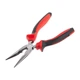 Длинногубцы прямые 180 мм, 40CrV, фосфатированные, полированные, STORM INTERTOOL NT-0138 - изображение 1