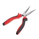 Длинногубцы прямые 180 мм, 40CrV, фосфатированные, полированные, STORM INTERTOOL NT-0138 - изображение 2