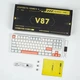 Клавиатура Беспроводная VGN V87 Neon Black Механическая (2.4G/Bluetooth/USB type-c) RGB Подсветка , 87% - изображение 4