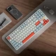 Клавиатура Беспроводная VGN V87 Neon Black Механическая (2.4G/Bluetooth/USB type-c) RGB Подсветка , 87% - изображение 5