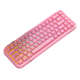 Клавиатура Mofii Pearl SK-711 с комбинированным подключением, RGB и силиконовой подставкой под запястья - Cherry blossom pink - изображение 1