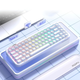 Клавиатура Mofii Pearl SK-711 с комбинированным подключением, RGB подсветкой и силиконовой подставкой под запястья - Pearl white - изображение 5