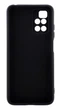 Чохол Silicone Case для Xiaomi Redmi 10 бампер із мікрофіброю чорний - зображення 3