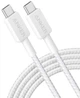 Кабель ANKER 322 USB-C to USB-C 1.8 м Nylon Белый (A81F6H21/A81F6G21) - изображение 2