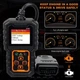 Автомобильный диагностический сканер ZF997 OBD2, чтение DTC, проверка систем двигателя, для авто, черно-оранжевый - изображение 8
