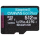 Карта памяти Kingston microSD 512GB C10 UHS-I U3 A2 V30 R200/W160MB/s (SDCG4/512GBSP) - изображение 1