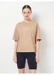 Футболка Monki XS Бежевый 0748565 - изображение 1