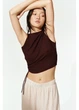 Топ H&M M Бордовий 1273066 - зображення 1
