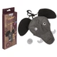Стрінги чоловічі Слон зі звуком Elephant undies with elephant sound Чорні one size - зображення 1