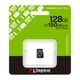 Карта памяти Kingston microSD 128GB C10 UHS-I A1 V10 R150MB/s (SDCS3/128GBSP) - изображение 2