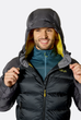 Куртка чоловіча зимова Rab Neutrino Pro Hoody, Black/Graphene, S (RB QDB-85-BGP-SML) - зображення 2