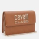 Сумка крос-боді через плече жіноча зі штучної шкіри маленька Cavalli Class Gemma CCHB00812200 Коричнева (4894626255441) - зображення 4