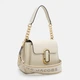 Сумка кросс-боди через плечо женская из натуральной кожи маленькая Marc Jacobs BG-MJ-25 Белая (196611021616) - изображение 4