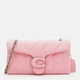 Сумка кросс-боди через плечо женская из натуральной кожи средняя Coach Tabby Shoulder Bag 26 With Pillow Quilting BG-COA-76 Розовая (195031264221) - изображение 1
