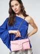 Сумка кросс-боди через плечо женская из натуральной кожи средняя Coach Tabby Shoulder Bag 26 With Pillow Quilting BG-COA-76 Розовая (195031264221) - изображение 2