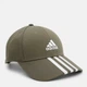 Кепка Adidas 3-Stripes Cotton Twill Baseball Performance II3511 OSFL 60 Оливкова (4066763593759) - зображення 1