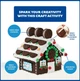 Пряничный домик Oreo Create A Treat Chocolate Mini Cookie Small House 235г - изображение 3