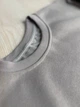 Свитшот женский A-N 30070-1 базовый оверсайз однотонный one size бежевый - изображение 5