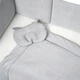 Набір Twins Ego (плед 90х90, подушка орт, резинка), grey - зображення 4