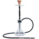 Кальян Monster Hookah MN 04-BK Black Style – алюмінієвий кальян з прозорою скляною колбою та дифузором, висота 60 см. - зображення 1