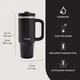 Термочашка Contigo Streeterville 30 oz Tumbler Stainless Steel 0.887 л Licorice чорна - зображення 7