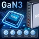 Зарядная станция многопортовая ILEPO 600W на 3 USB + 5 Type-C / сетевое мультизарядное устройство Black (19027) - изображение 4