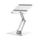 Підставка для ноутбука та MacBook Wiwu S801 Ergonomic Aluminum Alloy Laptop Stand Silver - зображення 2