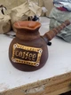Кофейный набор - турка красная глина "COFFEE КАВА" 600 мл с чашками 300 мл + рассекатель - изображение 2