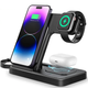 Бездротова зарядна док-станція 3 в 1, 15 Вт для iPhone, AirPods та Apple Watch - зображення 1
