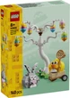 Конструктор Lego Iconic Пасхальный кролик и охота за яйцами 40808 - изображение 1