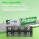 PUJIMAX 4 AAA 1.5V 1100mWh перезаряджувані літієві батареї, включає кейс та кабель Type-C для зарядки, стабільна напруга, висока продуктивність, підходять для пультів дистанційного керування, будильників, дзвінків, бездротових мишей, дронів - изображение 5