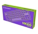 Клавиатура игровая механическая HATOR HK-60-WV Wireless Hellyberry Switch USB, 2,4 ГГц, Bluetooth 5.3 White-Violet - изображение 6
