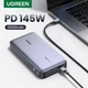 Потужний Повербанк для Ноутбука Ugreen 25000 145W з вбудованим Type C PD 3.0 QC 100W та швидкою зарядкою 20 вольт - зображення 1