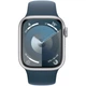 Смарт-годинник Apple Watch Series 9 GPS, 41mm, Silver, Storm Blue Sport Band, M/L (Grade C) - Б/В - зображення 2