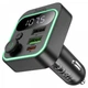 Автомобильный FM-трансмиттер модулятор Bluetooth MP3 HOCO E85 Tiger 20w, PD/QC, USB-C/ 2xUSB-A (133847) - изображение 2