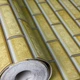 Обои виниловые 53 см под кирпич желтые на бумажной основе 5753-08 Славянские обои для коридора, кухни, зала - изображение 2