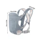 Детский слинг рюкзак для переноски малышей Baby Carrier переноска детская эргорюкзак кенгуру для детей новорожденных до 15 кг 4 положения серый - изображение 2
