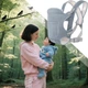 Детский слинг рюкзак для переноски малышей Baby Carrier переноска детская эргорюкзак кенгуру для детей новорожденных до 15 кг 4 положения серый - изображение 4