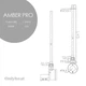 ТЕН для рушникосушки Onlyheat Amber Black Matte Pro Wi-Fi 0.6 кВт (прихований монтаж) - изображение 9